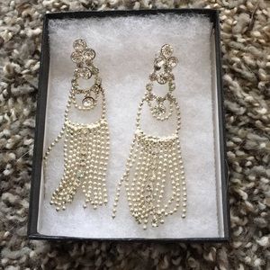 Silver- Formal Wear Earrings